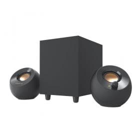 SPEAKER (ลำโพง) CREATIVE PEBBLE PLUS - 2.1 USB DESKTOP SPEAKERS WITH SUBWOOFER (BLACK)