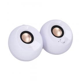 SPEAKER (ลำโพง) CREATIVE PEBBLE 2.0 (WHITE)